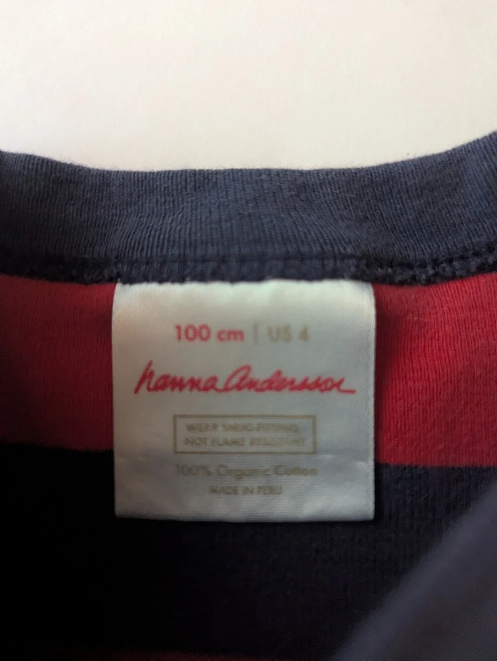 Hanna Anderson Colorful Stripe Pajamas Boys 4T